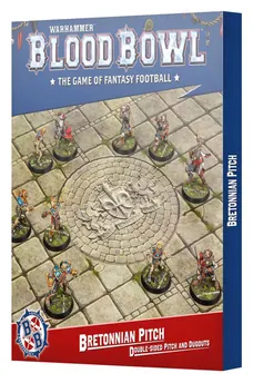 Warhammer Blood Bowl Fantasy Football – Bretonnian Pitch: Double-sided Pitch and Dugouts