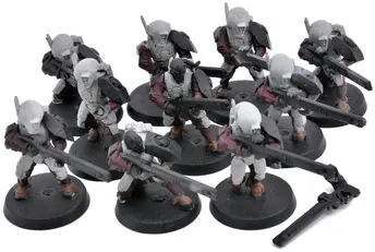 TAU EMPIRE 10 Fire Warriors #1 INCOMPLETE Warhammer 40K 5980