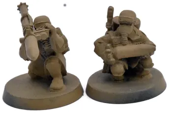 ASTRA MILITARUM 2 Steel Legion Rocket Missile Launcher #2 METAL Warhammer 40K 37