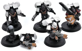 SPACE MARINES 5 Jump Pack assault Marines #1 Warhammer 40K 7359