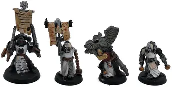 BLACK TEMPLARS 4 Chaplain Grimaldus #1 CONVERTED Warhammer 40K 9612