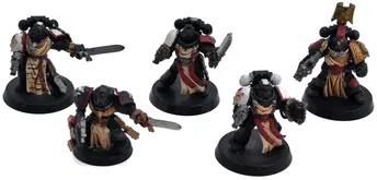 SPACE MARINES 5 Black Templars Sword Brethren #1 Classic Sculpt 40K 9629