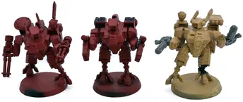 TAU EMPIRE 3 Xv8 Crisis Battlesuits #1 Warhammer 40K 1127