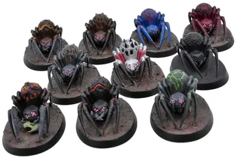 SKAVEN 10 Spider Riders #1 no riders Warhammer Sigmar 1554