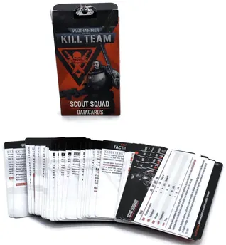 40K BOOKS & ACCESSORIES Scout Squad Datacards #1 Warhammer 40K 2988