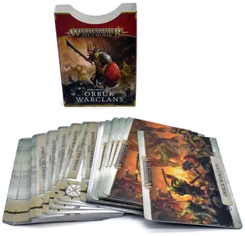 ORRUK WARCLANS Orruk Warscroll Cards #1 Warhammer Sigmar 2964