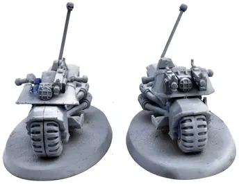 SPACE MARINES 2 bikers #1 missing rider Warhammer 40K 4487