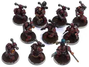 CHAOS SPACE MARINES 10 Legionaries #1 Warhammer 40K 0495