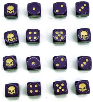 SIGMAR DEATH 16 Purple Dice #1 7779