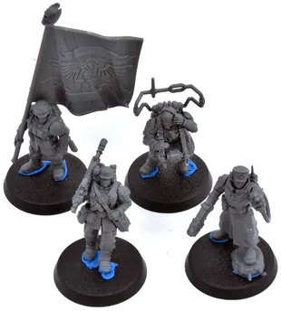 ASTRA MILITARUM 4 Cadian Command Squad #1 Warhammer 40K 8066