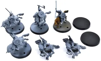 THE LORD OF THE RINGS 6 Riders Of Rohan #4 LOTR 8547