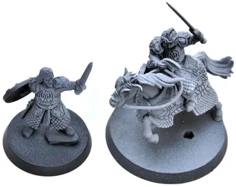 LOTR Theoden King of Rohan Foot & Mounted #1 8660