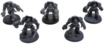 SPACE MARINES 5 Terminator Squad #1 Warhammer 40K 9766