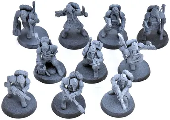 ASTRA MILITARUM 10 Death Korps Of Krieg #1 Warhammer 40K 8466