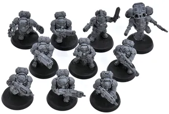 LEAGUE OF VOTANN 10 Hearthkyn Warriors #3 CONVERTED Warhammer 40K 9548