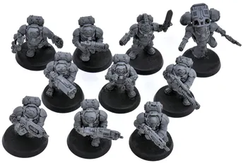 LEAGUE OF VOTANN 10 Hearthkyn Warriors #3 CONVERTED Warhammer 40K 9548