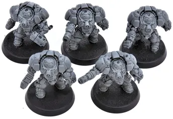 LEAGUE OF VOTANN 5 Einhyr Hearthguard #1 CONVERTED Warhammer 40K 9562