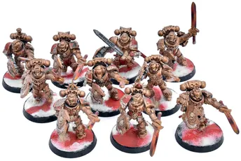 BLOOD ANGELS 10 Assault Intercessors #1 CONVERTED W/ Shield Warhammer 40K 0179