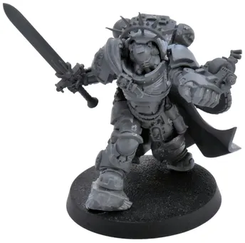SPACE MARINES Captain In Gravis Armour #1 Warhammer 40K 0414