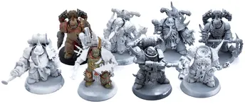 DEATH GUARD 8 Plague Marines #1 Warhammer 40K missing head 2463