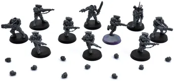 ASTRA MILITARUM 10 Cadians Shock Troops #1 Warhammer 40K 2846