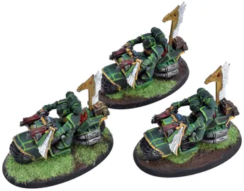DARK ANGELS 3 Ravenwing Black Knights #3 Warhammer 40K 4420