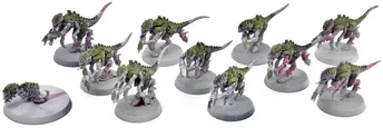 TYRANIDS 10 Termagants + Ripper Swarm #1 Warhammer 40K 5892