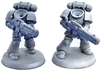 SPACE MARINES 2 Hellblasters #1 Warhammer 40K Incomplete 6592