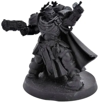 SPACE MARINES Space Marine Captain #4 DAMAGED Warhammer 40K 6653