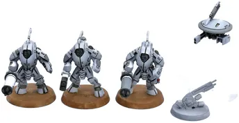 T'AU EMPIRE 3 Stealth Battlesuits #1 Warhammer 40K 6905