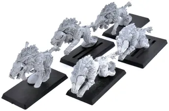 SOULBLIGHT GRAVELORDS 5 Dire Wolves #1 Warhammer Sigmar 3798