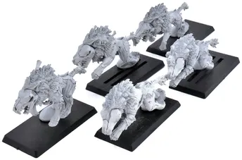 SOULBLIGHT GRAVELORDS 5 Dire Wolves #1 Warhammer Sigmar 3798