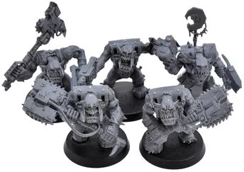 ORKS 5 Nobz #1 Warhammer 40K 5228