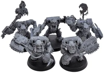 ORKS 5 Nobz #1 Warhammer 40K 5228