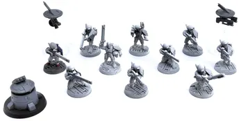 TAU EMPIRE 10 Fire Warrior Strike Team #1 Warhammer 40K 6195