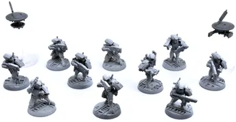 TAU EMPIRE 10 Fire Warriors #1 Warhammer 40K 6263