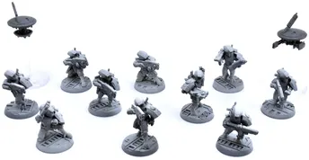 TAU EMPIRE 10 Fire Warriors #1 Warhammer 40K 6263