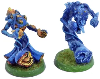 DISCIPLES OF TZEENTCH 2 Flamers Of Tzeentch #1 METAL old sculpt Warhammer Sigmar