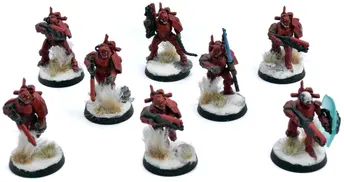 TAU EMPIRE 8 Fire Warriors #1 CONVERTED Warhammer 40K 7703