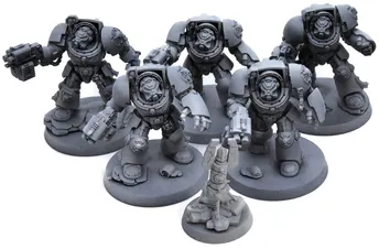 SPACE MARINES 5 Terminator Squad #1 Warhammer 40K 3085