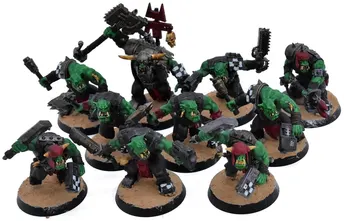 ORKS 10 Ork Boyz #11 Warhammer 40K 3214