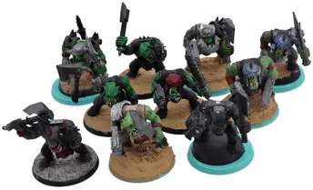 ORKS 10 Ork Boyz #2 Warhammer 40K 3306