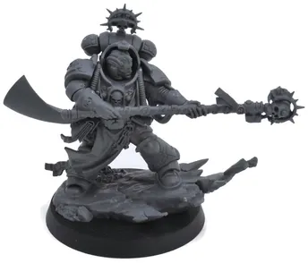 SPACE MARINES Librarian Armageddon Warhammer 40K Assembled