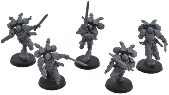 SPACE MARINES 5 Vanguard Veterans With Jump Pack Armageddon 40K Assembled