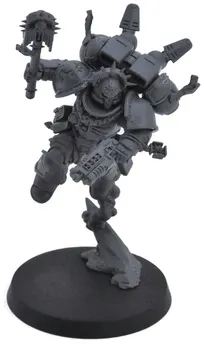 SPACE MARINES Chaplain With Jump Pack Armageddon Warhammer 40K Assembled