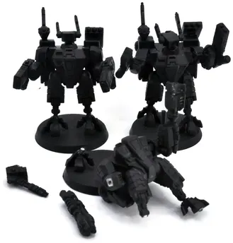 TAU EMPIRE 3 Crisis Battlesuits #2 METAL PARTS Warhammer 40K 4198