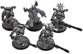 CHAOS SPACE MARINES 5 Havocs #1 Classic sculpt Warhammer 40K 5720