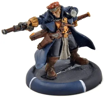 Warmachine Gun Mage Captain #1 Metal Cygnar