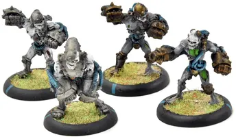 Warmachine 4 Mechanithralls #2 Metal Cryx