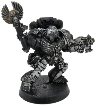 Space Marines Chaplain with crozius staff #1 Warhammer 40k